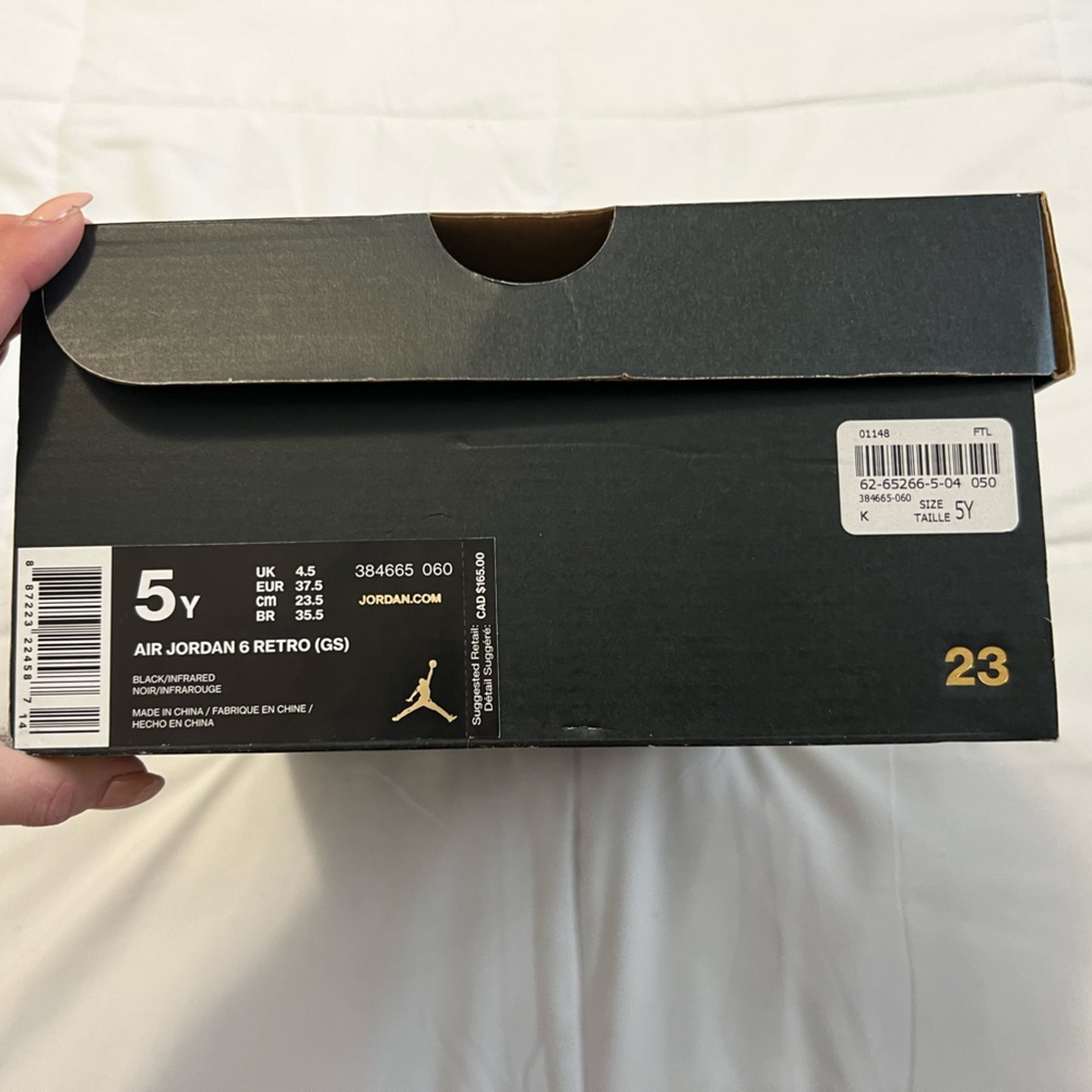 Jordan 6 Black Infared